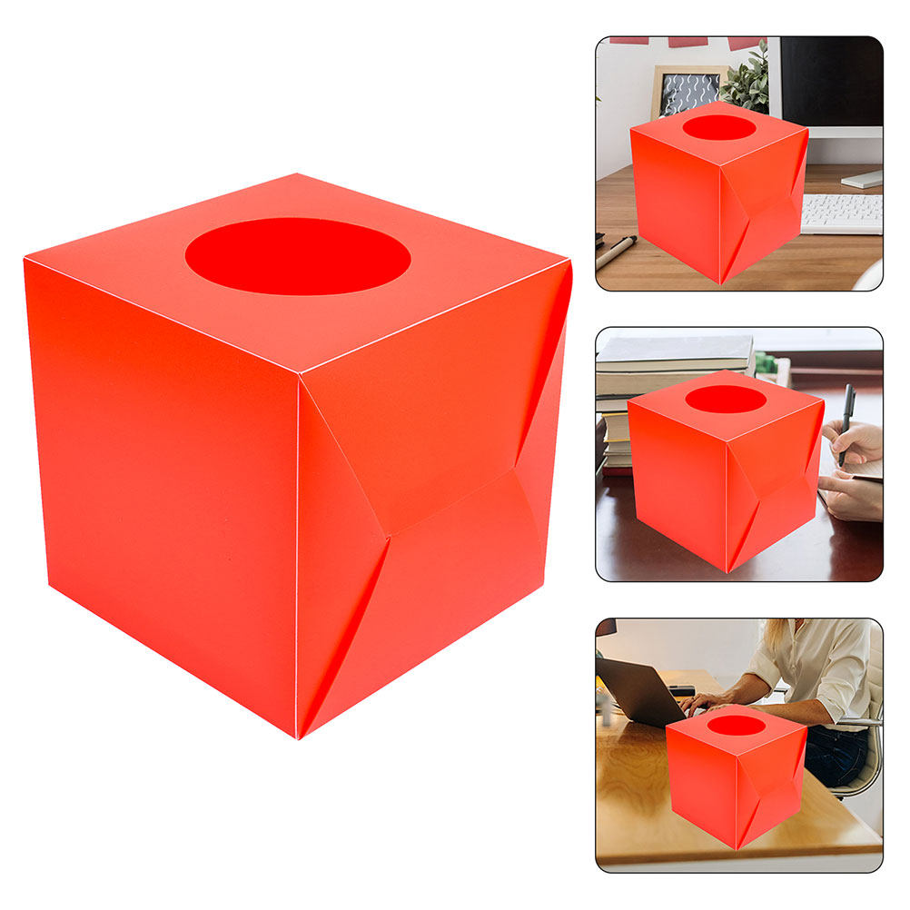 Event Party Box - 2個入り頑丈な抽選箱、ラッフルチケットコンテナ、立方体投票箱、パーティー、集会、会議、イベントの抽選用、携帯用収納