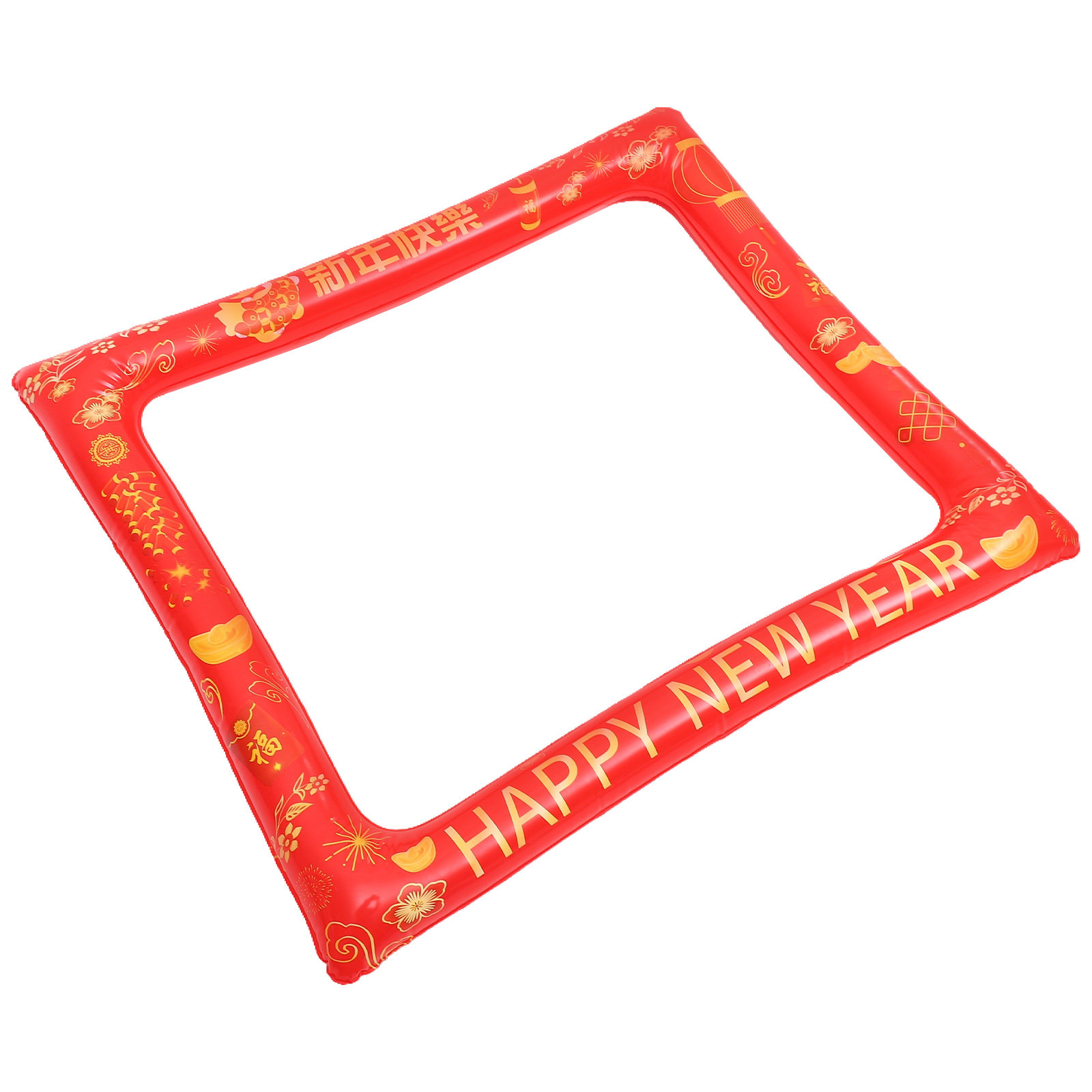 大型PVC製インフレータブルフォトフレーム 新年セルフィーブ - Photo Booth Frame のレビューと価格
