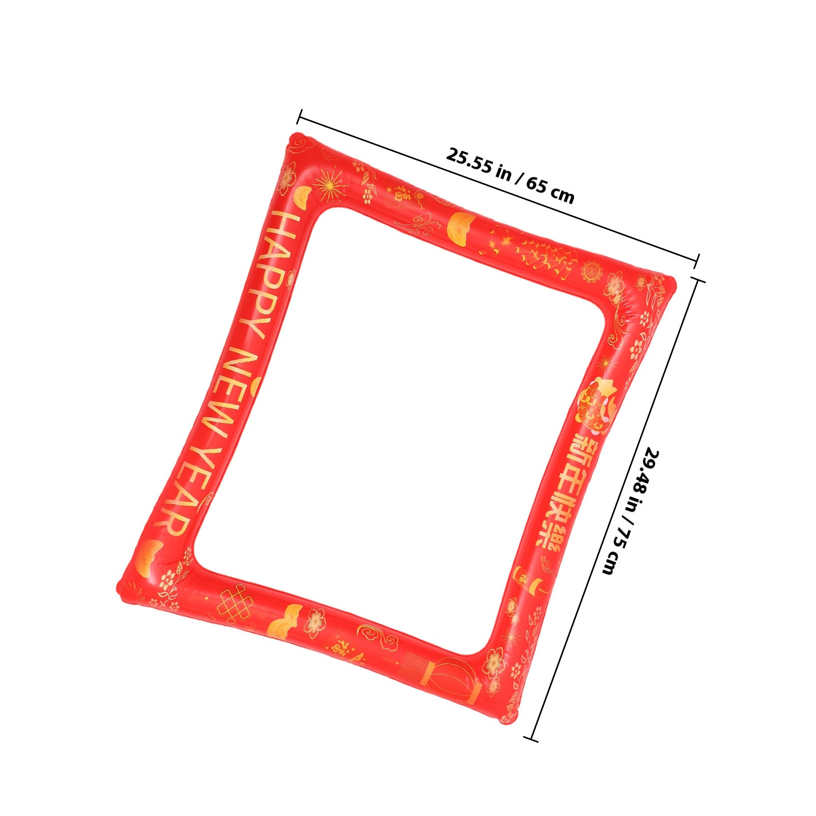 大型PVC製インフレータブルフォトフレーム 新年セルフィーブ - Photo Booth Frame のレビューと価格
