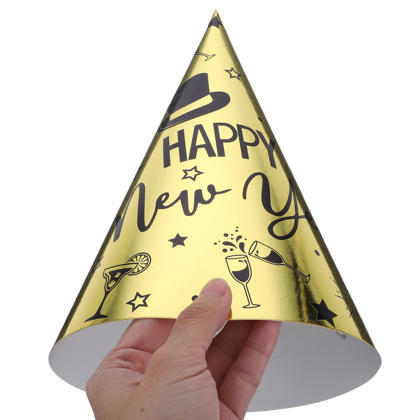 30個入り 新年パーティー帽子 ハッピーニューイヤー コーン - Party Hat Cone のレビューと価格